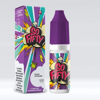 E-liquide Fraise Rhubarbe So Fifty PROMO Alfaliquid | Création Vap