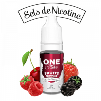 E-Liquide Sels De Nicotine Fruits Rouges One Taste | Création Vap