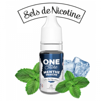E-Liquide Sels De Nicotine Menthe Fraiche One Taste | Création Vap