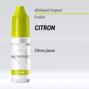 E-liquide Citron Alfaliquid | Création Vap