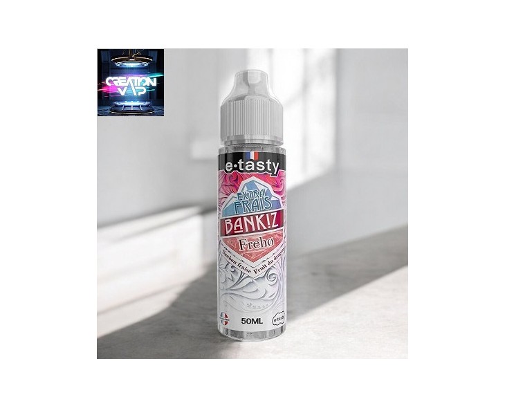 E-Liquide Freho Bankiz Extra Frais E-Tasty 50Ml | Création Vap