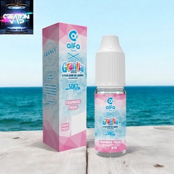 E-Liquide Framboise Fraise Granita Alfaliquid 10Ml | Création Vap