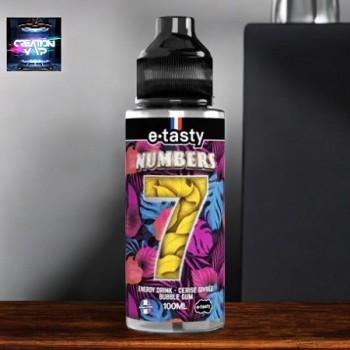 Prêt A Vaper E-Liquide Numbers 7 E-Tasty 100Ml | Création Vap