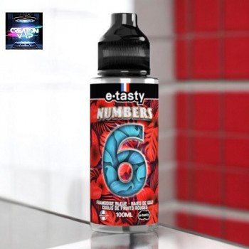 Prêt A Vaper E-Liquide Numbers 6 E-Tasty 100Ml | Création Vap