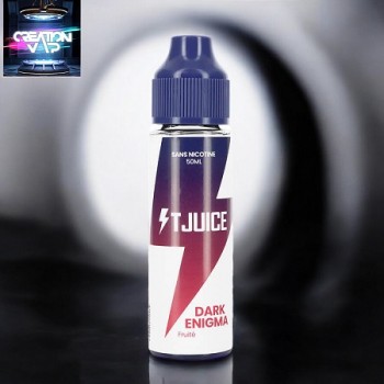 E-Liquide Dark Enigma Prêt A Vaper T-Juice 50 Ml | Création Vap