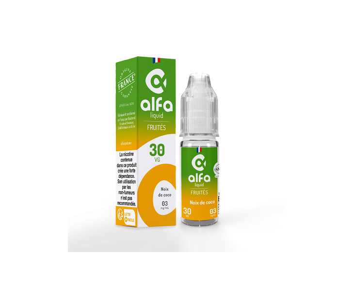 E-Liquide Noix De Coco Alfaliquid | Création Vap