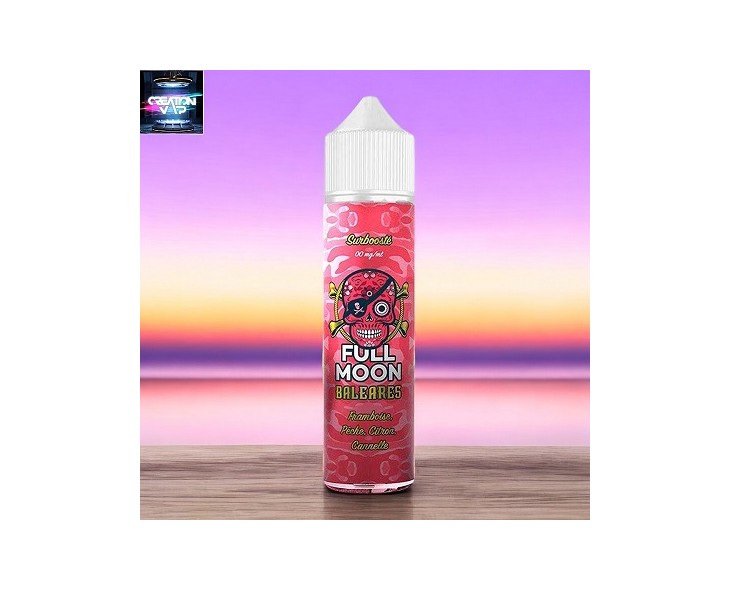 Prêt A Vaper Baléares E-Liquide Full Moon 50 Ml | Création Vap