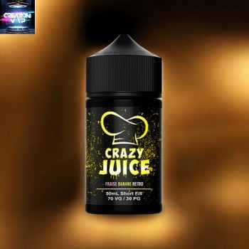 E-Liquide Fraise Banane Retro Mukk Mukk 50 Ml | Création Vap