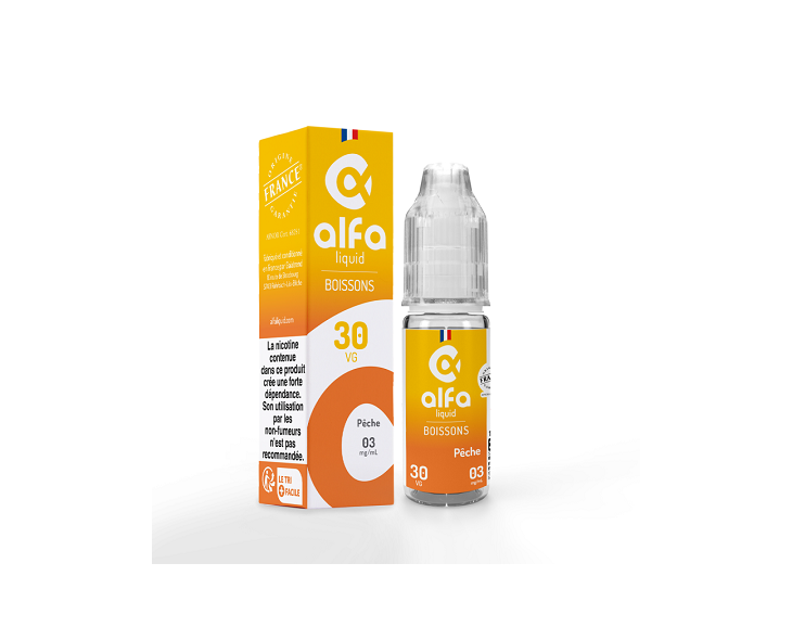 E-liquide Pêche Alfaliquid | Création Vap