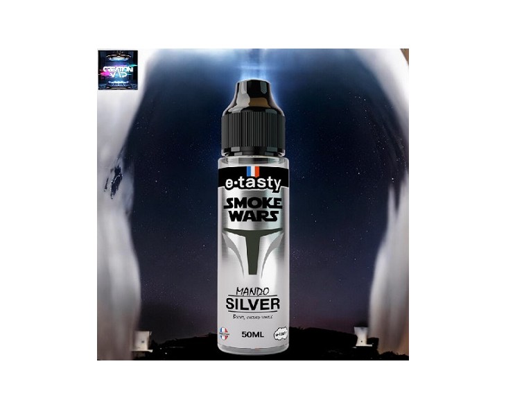 E-Liquide Mando Silver Smoke Wars E-Tasty 50 ML | Création Vap