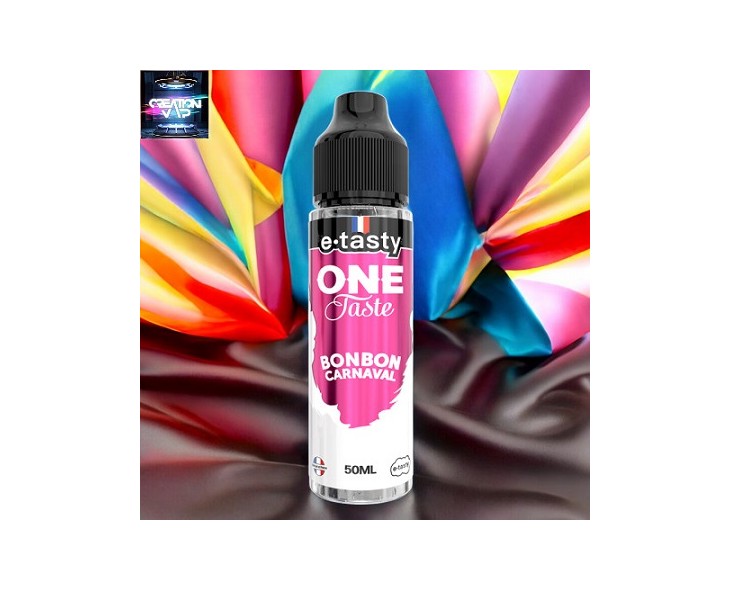 E-Liquide Bonbon Carnaval One Taste E-Tasty 50 ML | Création Vap