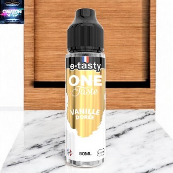 E-Liquide Vanille Dorée One Taste E-Tasty 50 ML | Création Vap