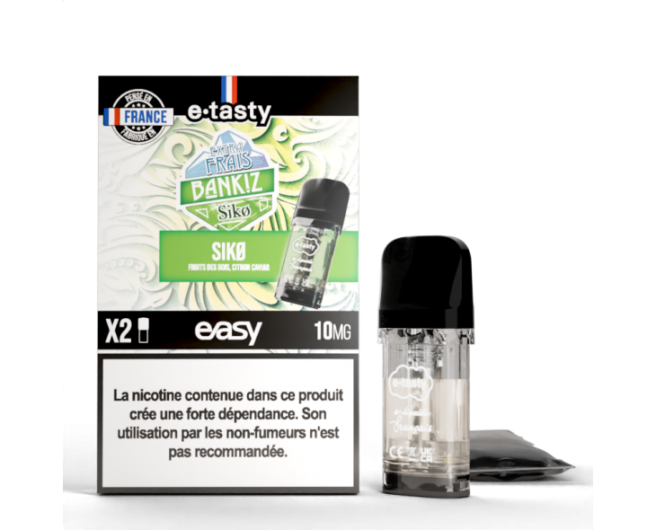 Cartouche Siko Extra Frais Bankiz Pod Easy E.Tasty X2 | Création Vap