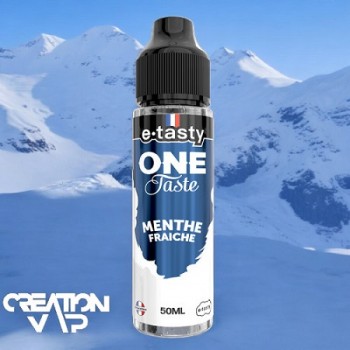 E-Liquide Menthe Fraiche One Taste E-Tasty 50 Ml | Création Vap