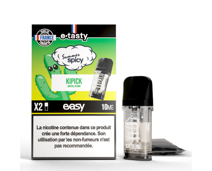 Cartouche Kipick Summer Spicy Pod Easy E.Tasty X2 | Création Vap