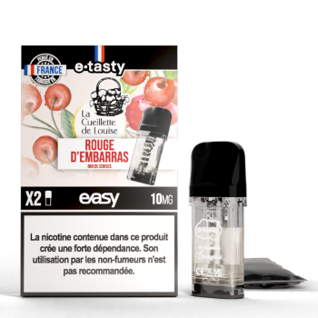 Cartouche Rouge D'Embarras La Cueillette De Louise Pod Easy E.Tasty X2 | Création Vap