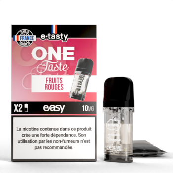 Cartouche Fruits Rouges One Taste Pod Easy E.Tasty X2 | Création Vap