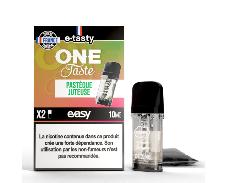 Cartouche Pastèque Juteuse One Taste Pod Easy E.Tasty X2 | Création Vap