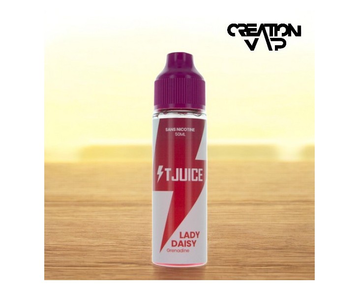 E-Liquide Lady Daisy Prêt A Vaper T-Juice 50Ml Et 100 Ml | Création Vap